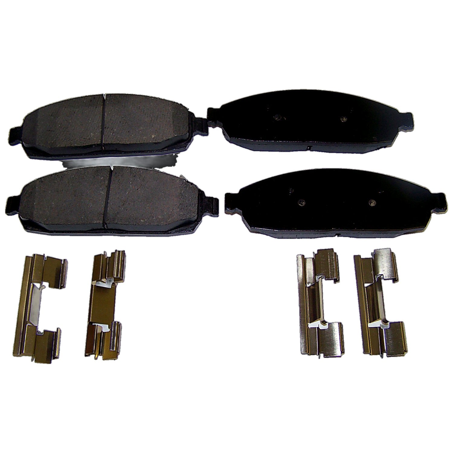 Front Brake Pad Set for 2005-2010 Jeep Grand Cherokee w/o SRT8 & Commander Crown Automotive-1