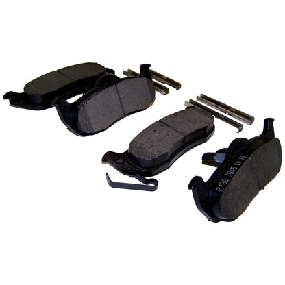 Rear Brake Pad Set for Jeep 2005-2010 Grand Cherokee w/o SRT8 & Commander Crown Automotive-1