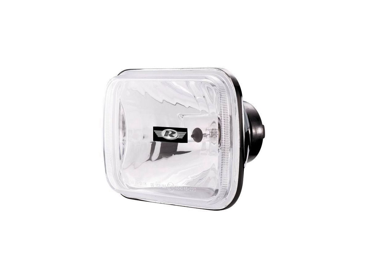 Universal 200mm Rectangular Halogen Headlight Conversion Kit Each, Clear Rampage