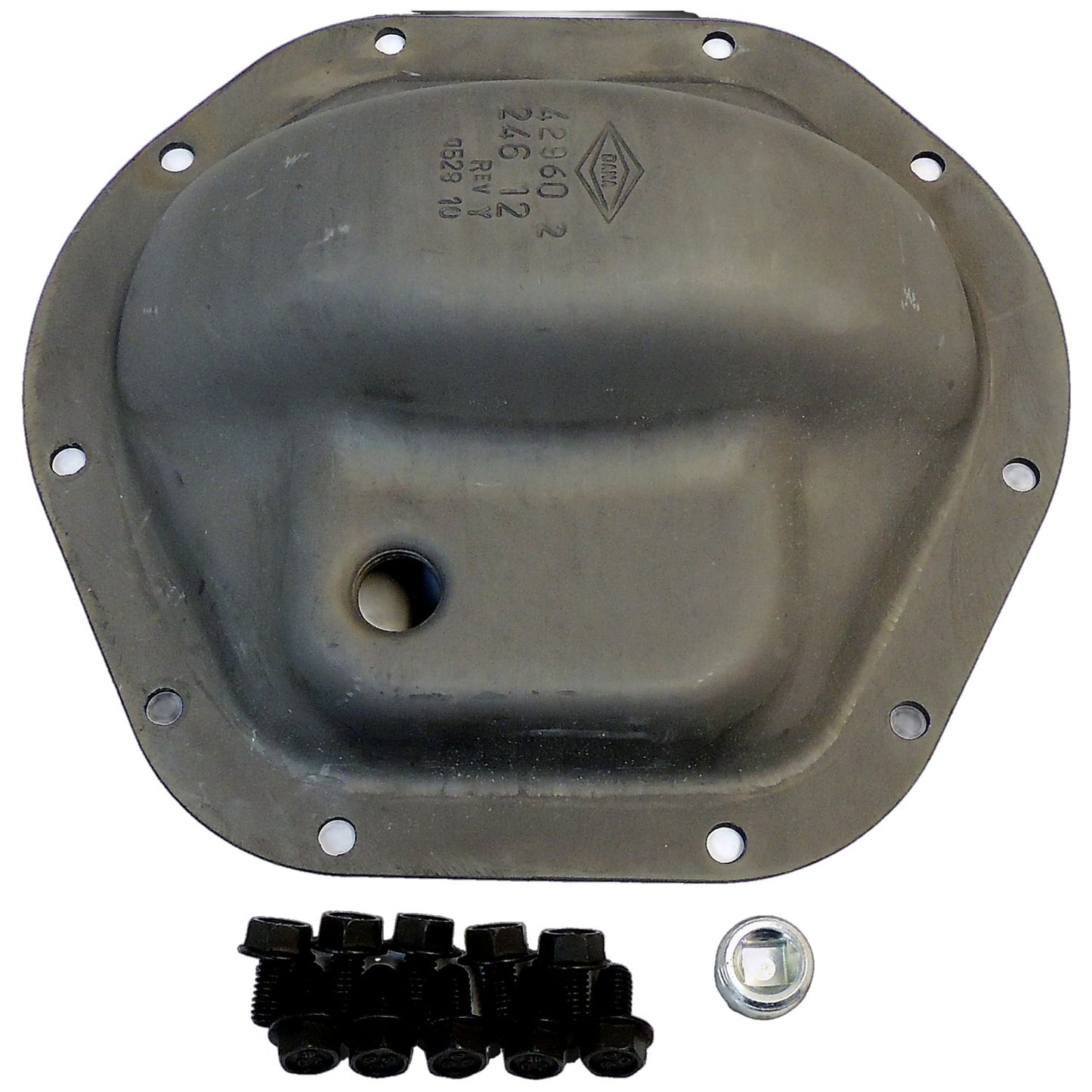Front Differential Cover for 03-18 JK, TJ Wranglers w/ Dana 44 Front Axle Crown Automotive-2