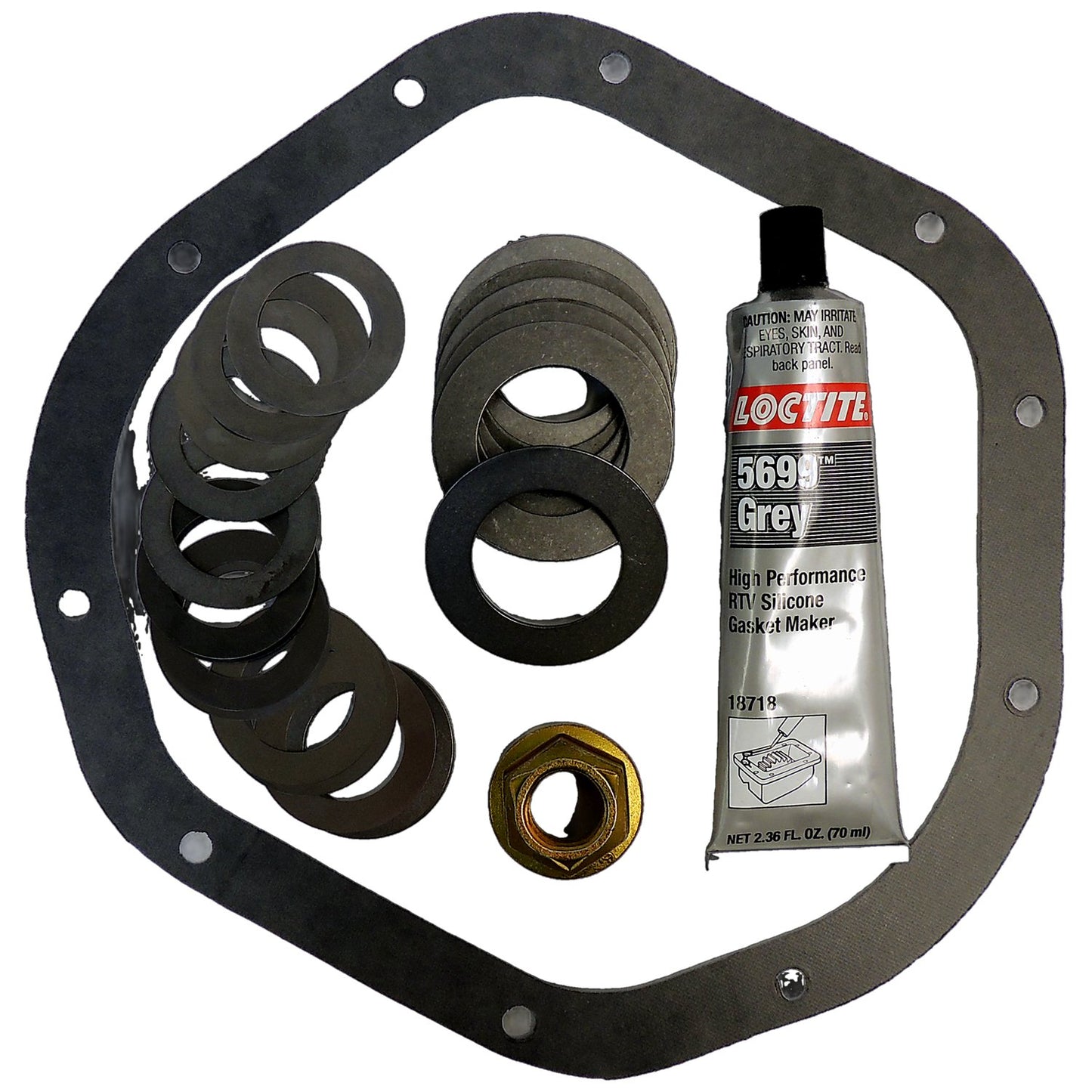Pinion Shim Kit for 03-06 Jeep TJ Wrangler w/ D44 Rear Axle w/ Tru-Lok Diff. Crown Automotive-2
