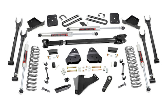 6 Inch Lift Kit Diesel 4 Link M1 w/ M1 Rear Shocks Ford F-250/F-350 Super Duty (17-22) Rough Country