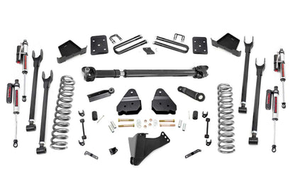 6 Inch Ford 4-Link Suspension Lift Kit w/Front Drive Shaft 17-19 F-250/350 4WD Diesel 4 Inch Axle w/Overloads Rough Country-4