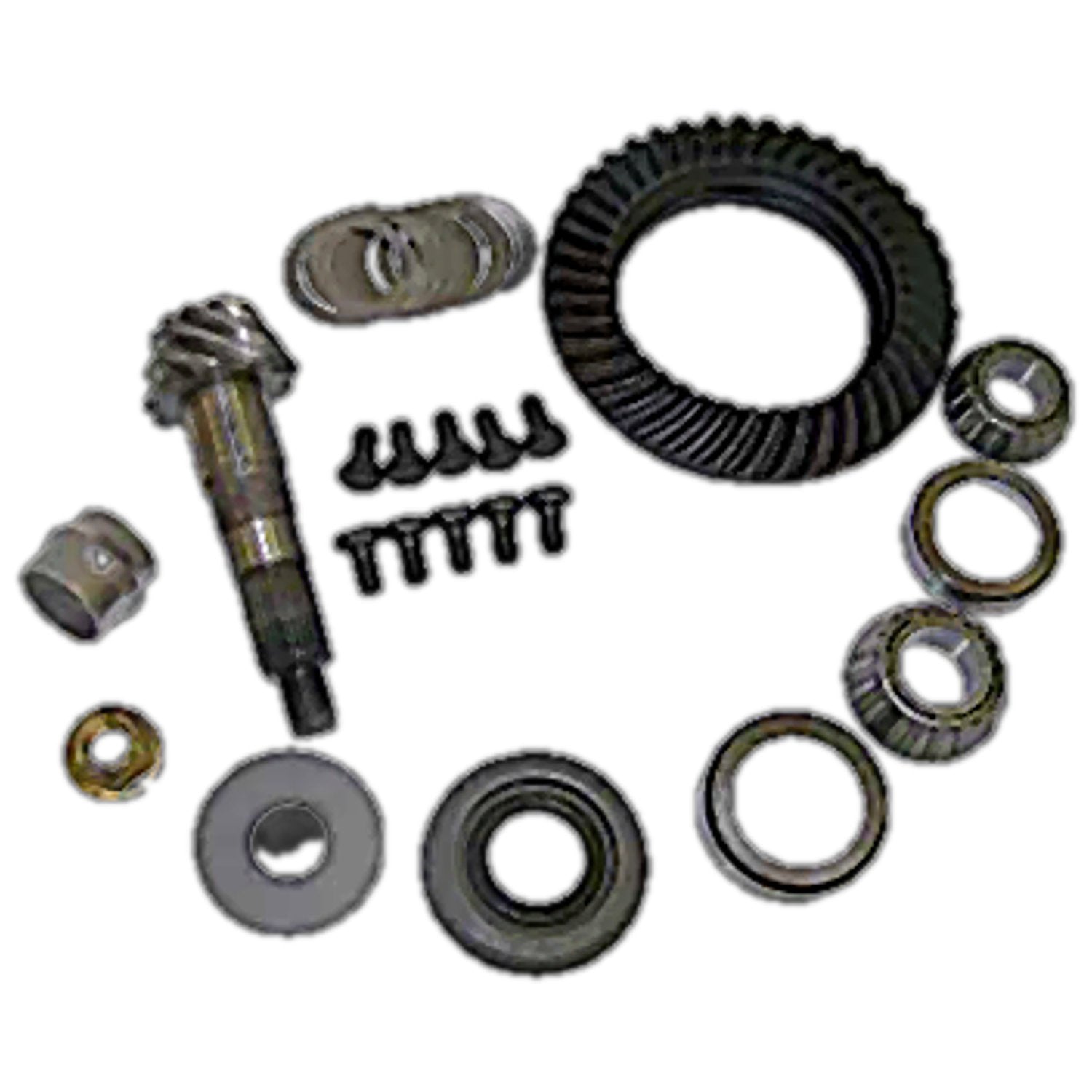 Ring & Pinion Kit for 00/06 Jeep TJ Wrangler w/ Dana 30 Front Axle, 4.56 Ratio Crown Automotive-1