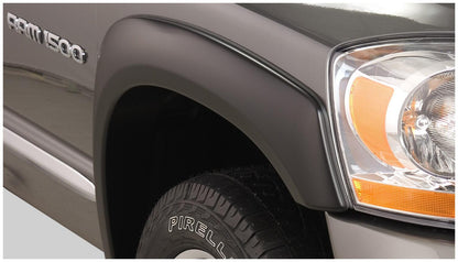 Black OE Style Smooth Finish 4-Piece Fender Flare Set For 2002-2005 Dodge Ram 1500 2003-2005 Ram 2500, 3500 (Excludes Dually) Bushwacker-1