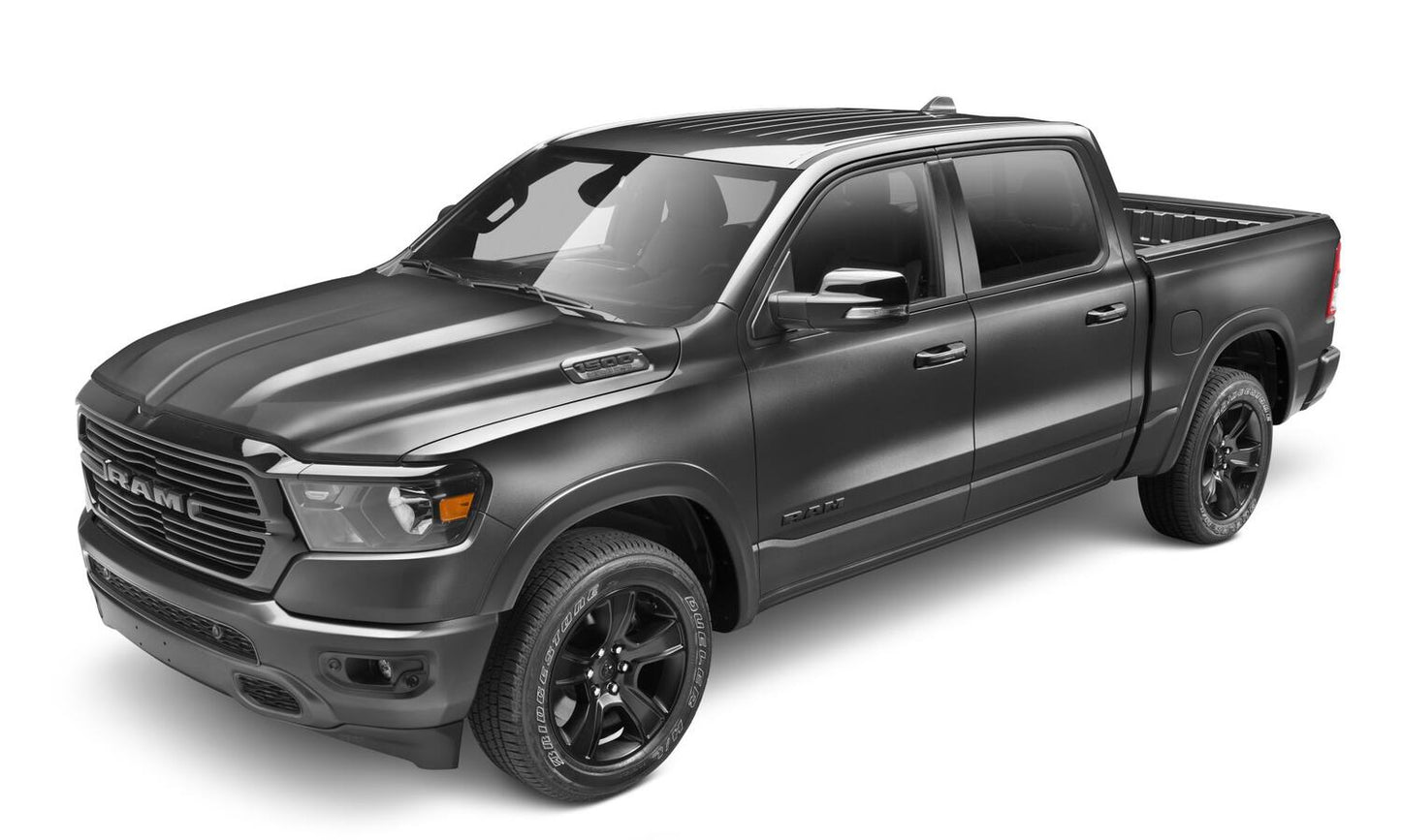 Oe Style Color Matchedgranite Crystal Metallic 4-Piece Fender Flare Set For 20-22 Ram 1500 Will Not Fit Rebel And Trx Models Bushwacker