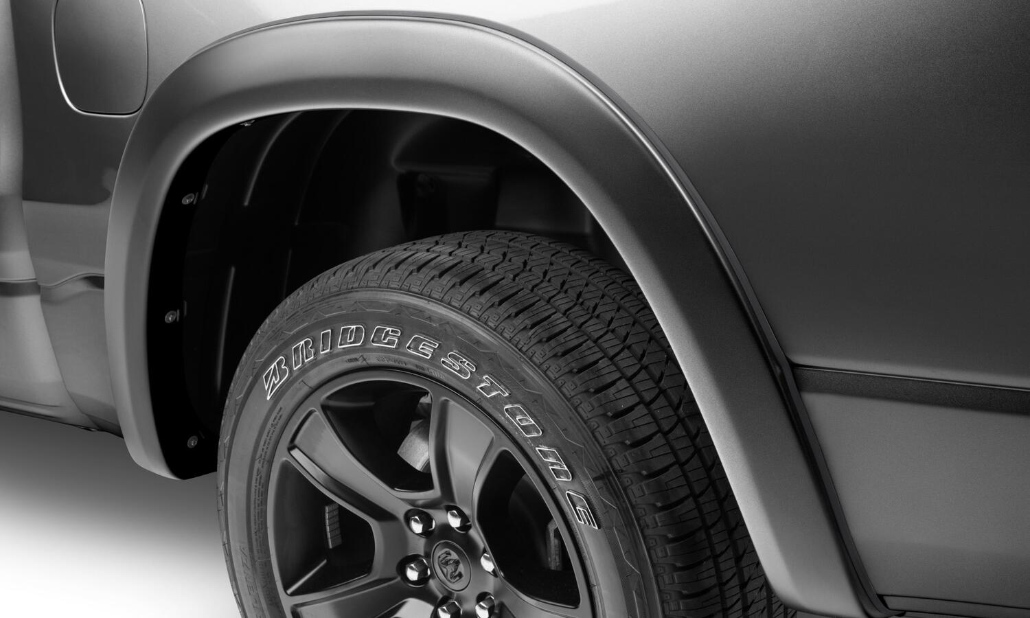 Oe Style Color Matchedgranite Crystal Metallic 4-Piece Fender Flare Set For 20-22 Ram 1500 Will Not Fit Rebel And Trx Models Bushwacker-1