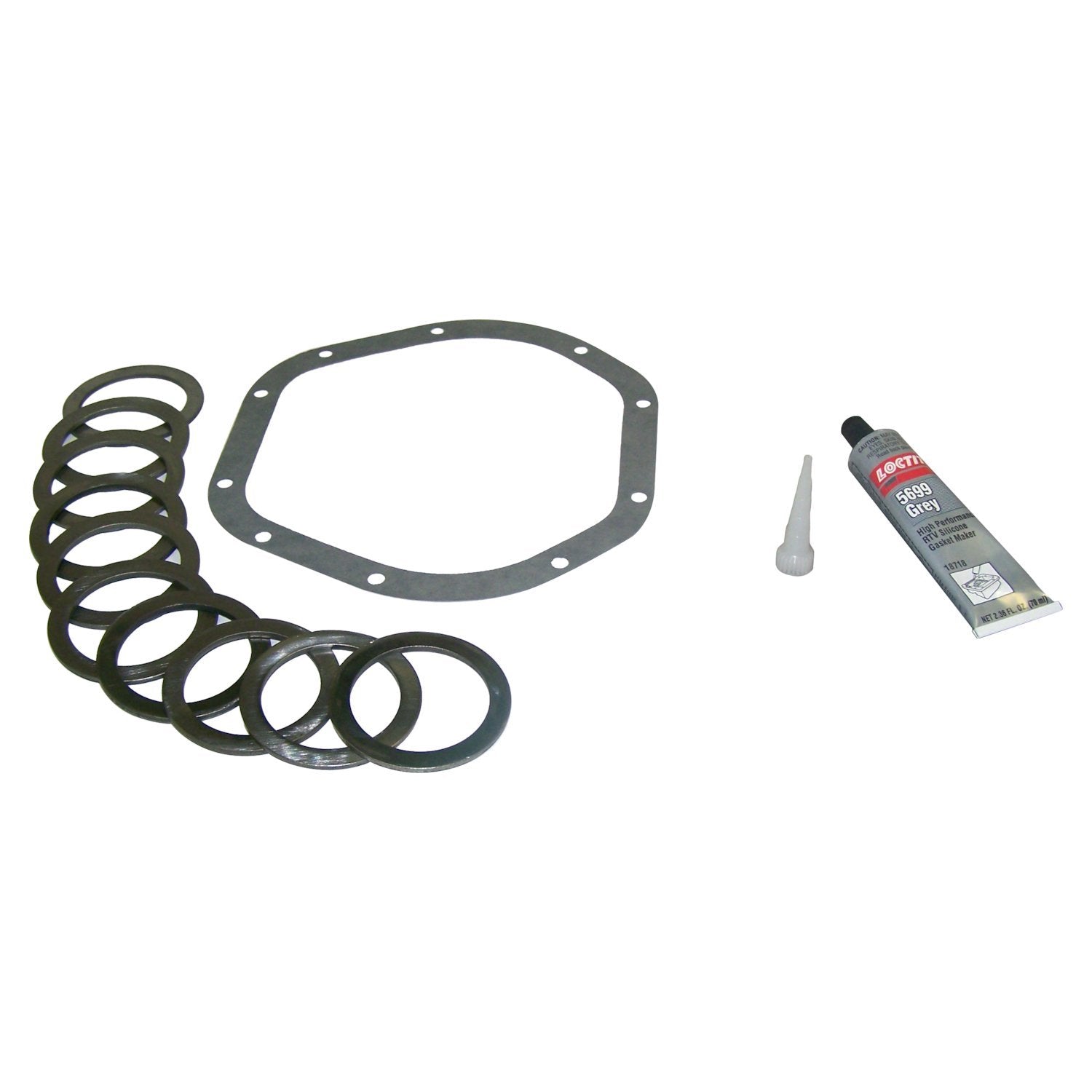 Differential Carrier Shim Kit for 2003-2006 Jeep TJ Wrangler w/ D44 F or R Axle Crown Automotive
