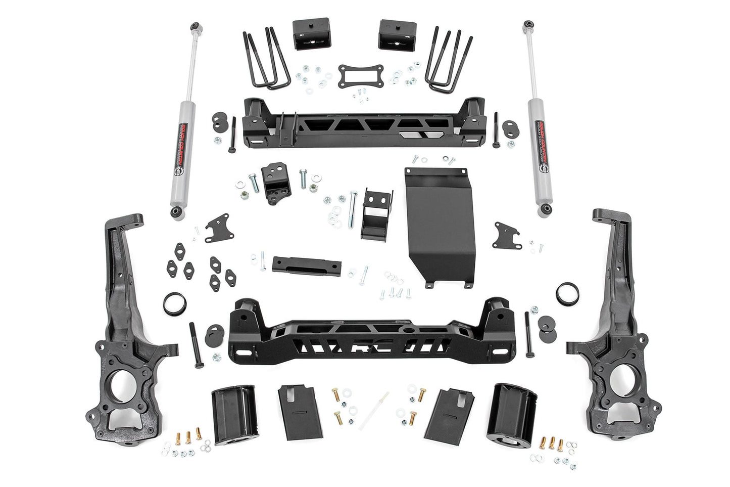 6 Inch Lift Kit Cast Steel Knuckles Ford Ranger 4WD (2019-2023) Rough Country