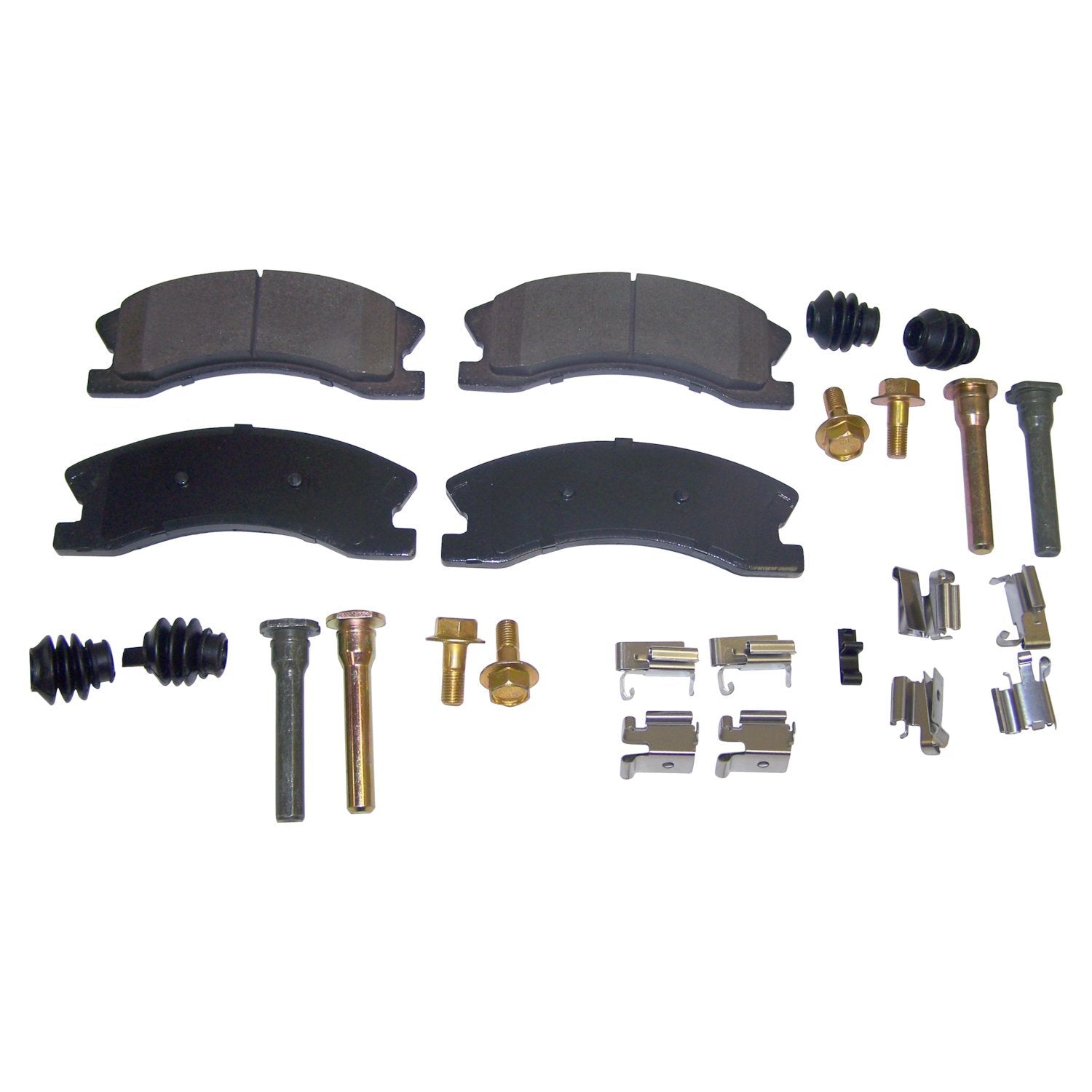 Front Brake Pad Master Kit for 99-04 Jeep Grand Cherokees w/ Akebono Calipers Crown Automotive