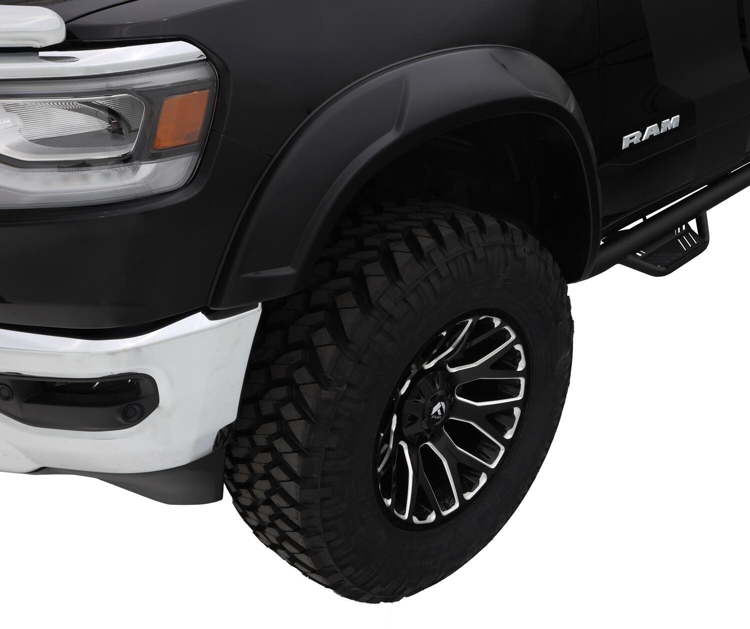 Drt Style Fender Flares Front And Rear For 2019-2022 Ram 1500 Will Not Fit Rebel And Trx Models Bushwacker-1