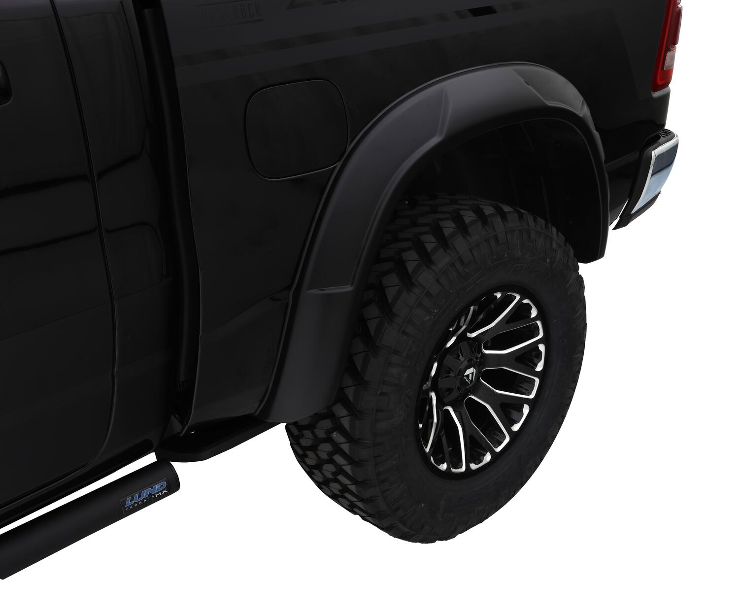 Drt Style Fender Flares Front And Rear For 2019-2022 Ram 1500 Will Not Fit Rebel And Trx Models Bushwacker-3