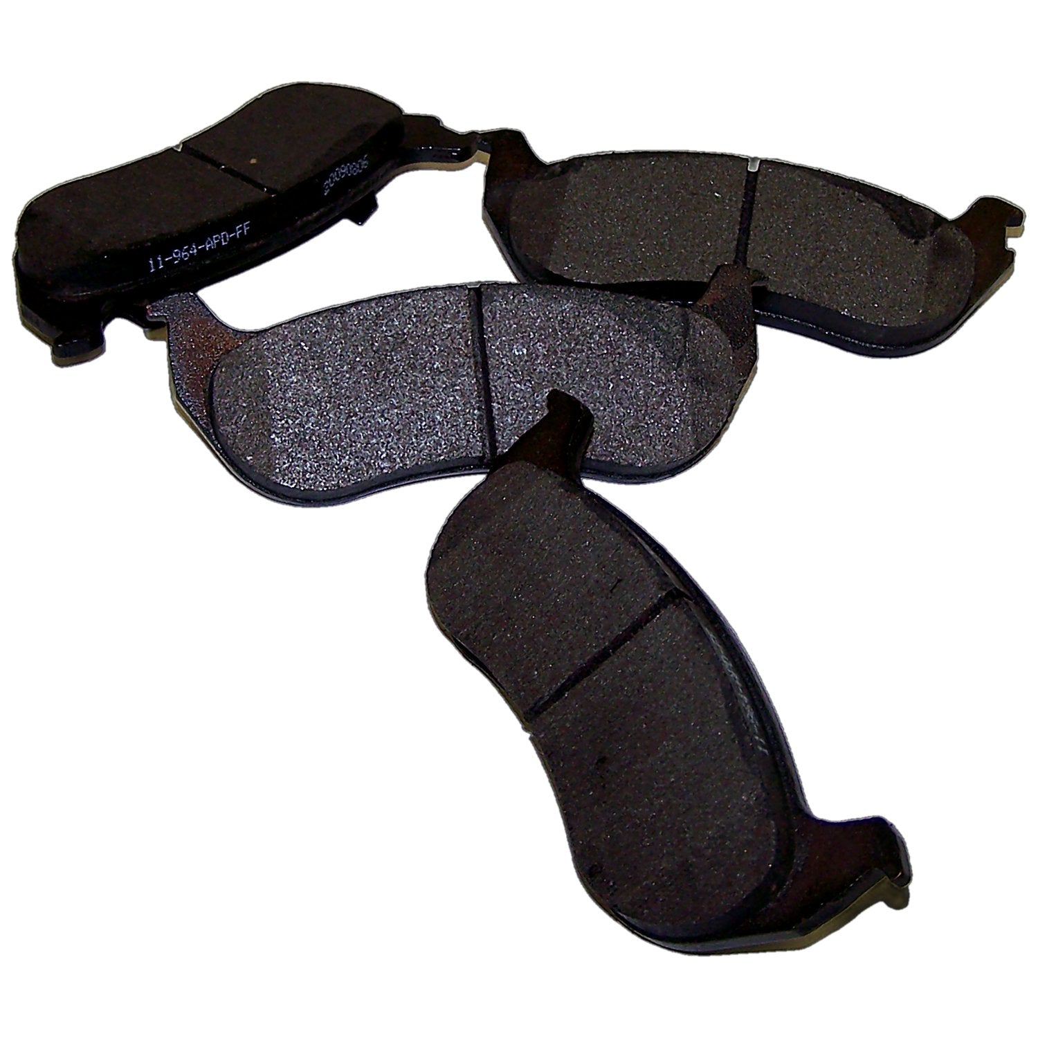 Rear Brake Pad Set for 2003-2006 Jeep TJ Wrangler w/ Rear Disc Brakes Crown Automotive-1