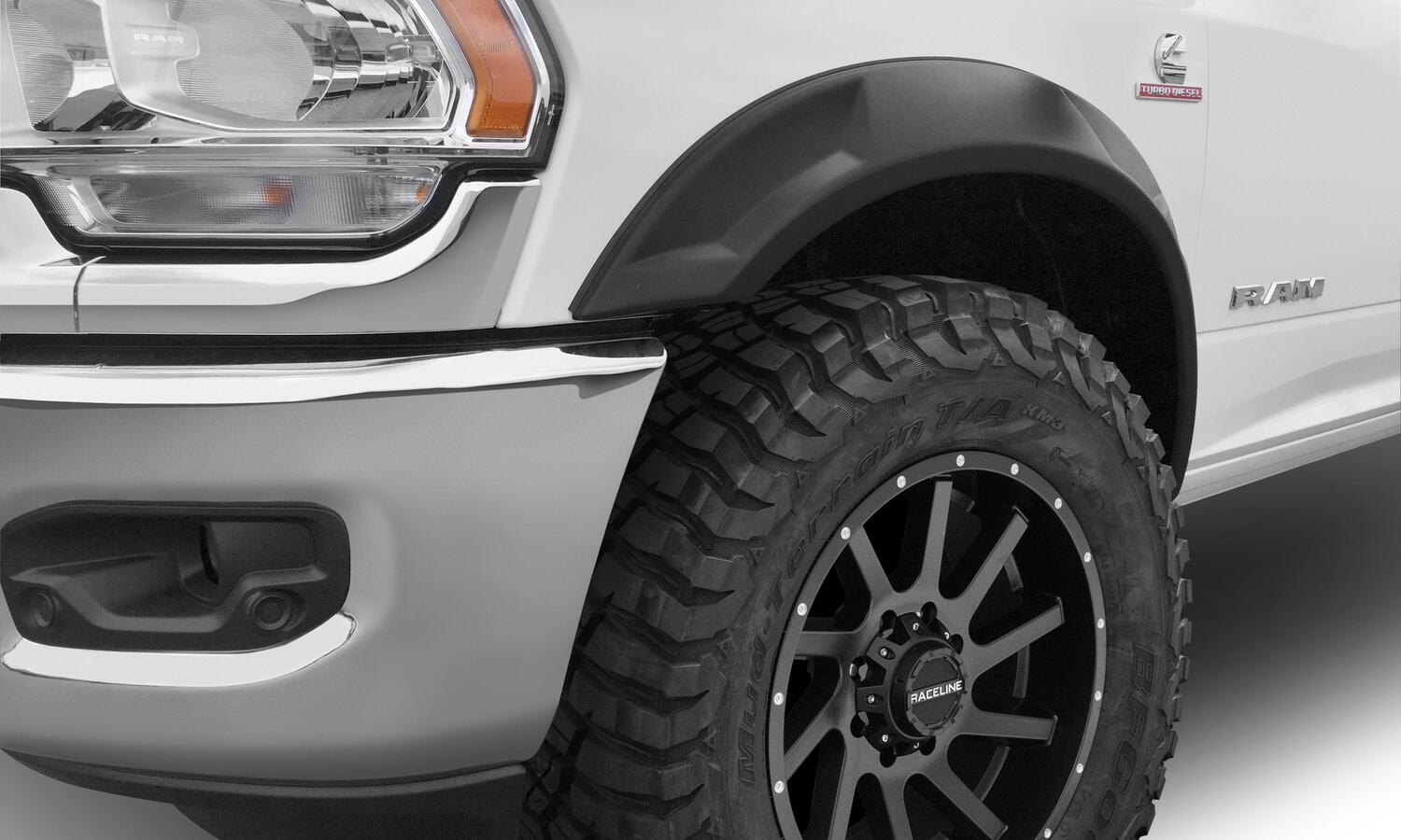 Drt Style Fender Flares Front And Rear For 19-26 Ram 2500/3500 Bushwacker-1
