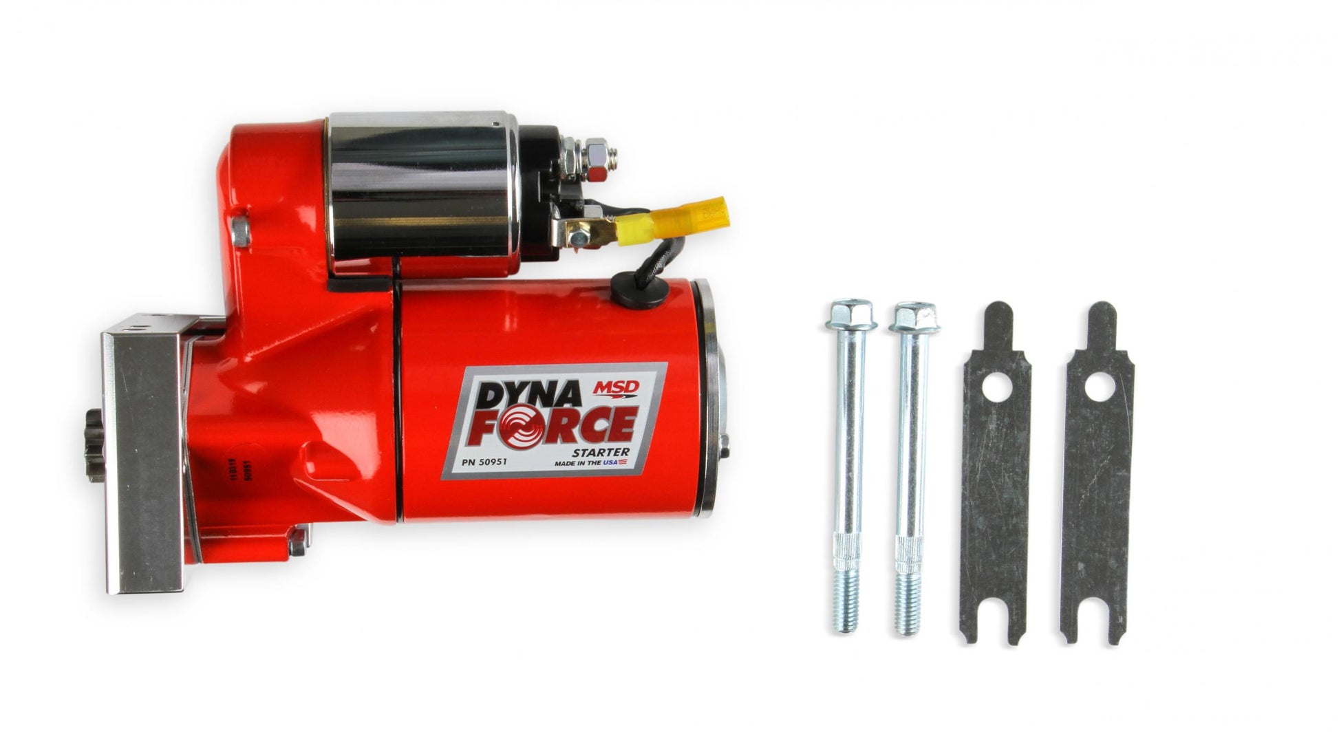 Dynaforce Starter High Torque Chevrolet Small And Big Block Staggered Mount Holes MSD Ignition-6
