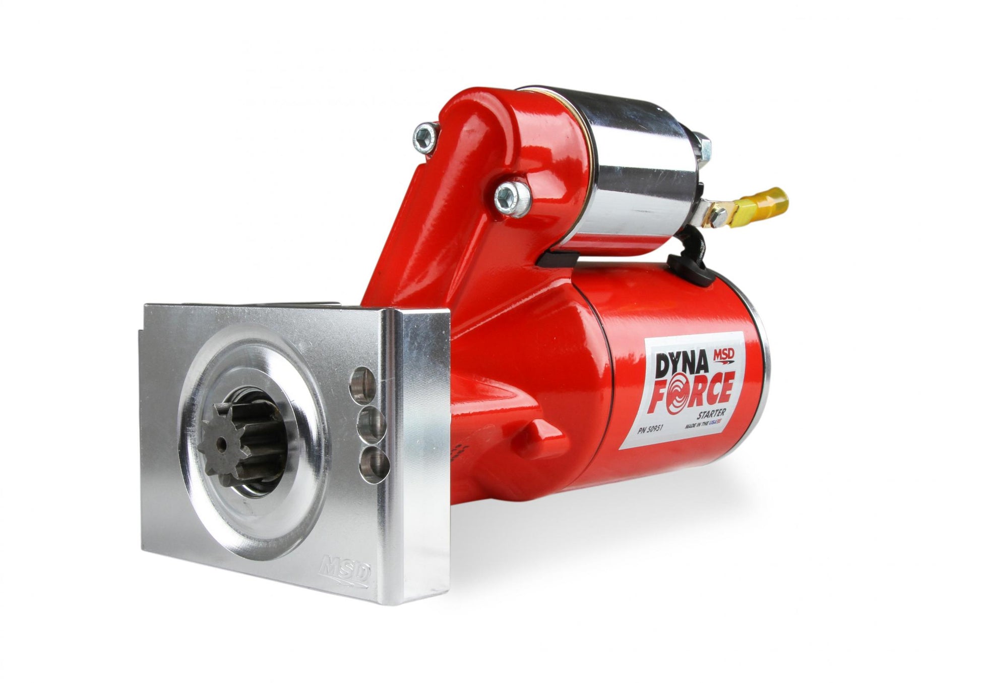 Dynaforce Starter High Torque Chevrolet Small And Big Block Staggered Mount Holes MSD Ignition-9