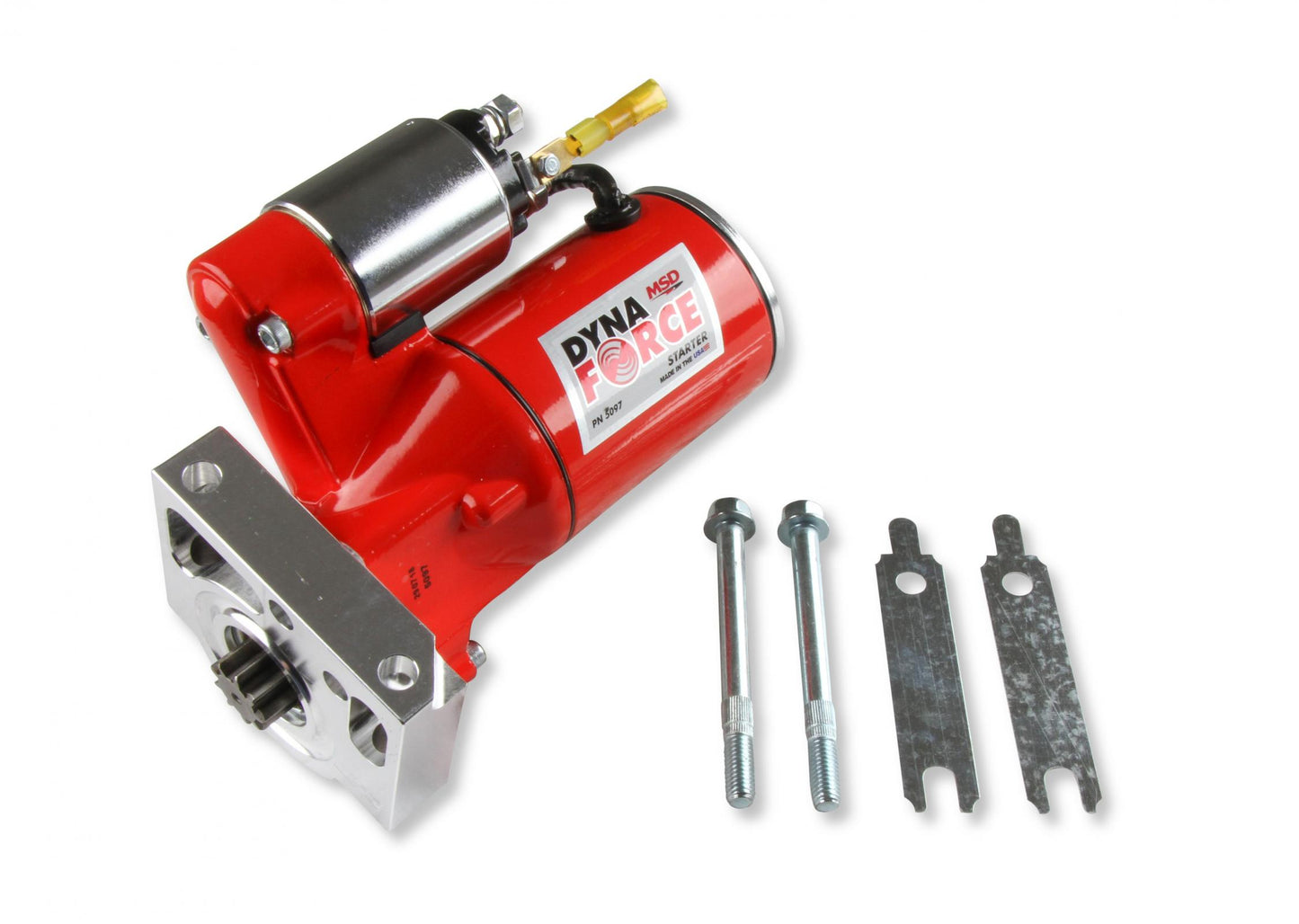 Dynaforce Starter High Torque Red Oldsmobile/Pontiac 1965-1981 V8 (Except 301) 4.4:1 Gear Reduction MSD Ignition-1