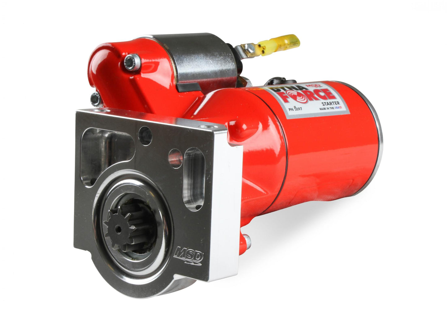 Dynaforce Starter High Torque Red Oldsmobile/Pontiac 1965-1981 V8 (Except 301) 4.4:1 Gear Reduction MSD Ignition-4