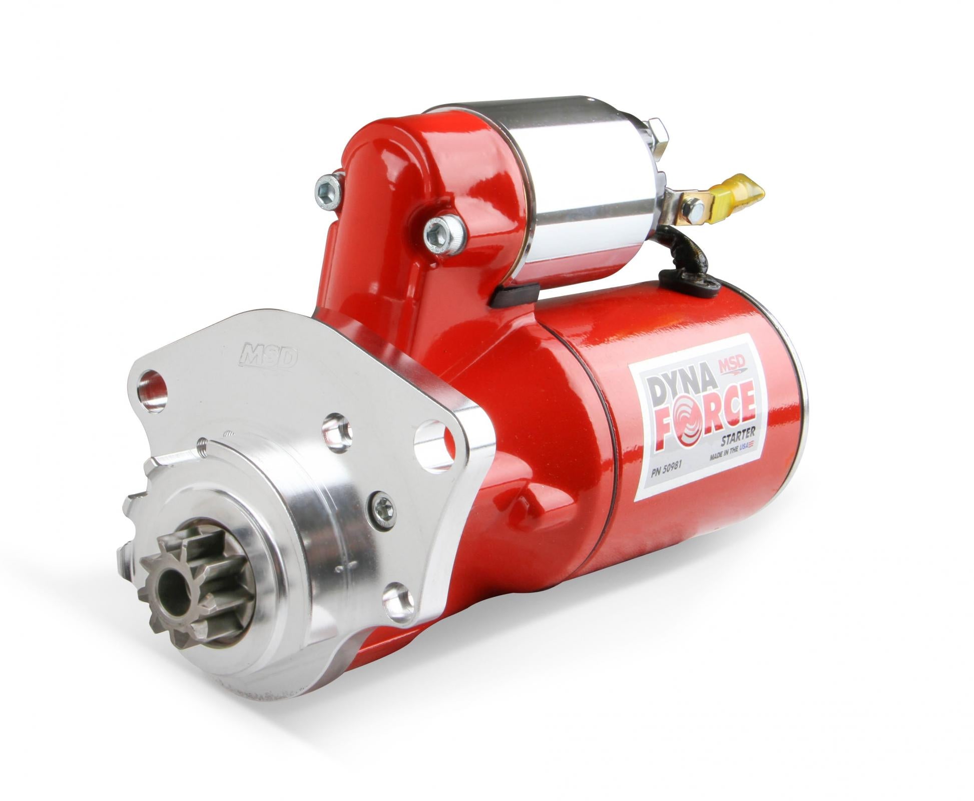 Dynaforce Starter High Torque Red Chrysler 318-440 Cubic Inch Engines 4.4:1 Gear Reduction MSD Ignition-1