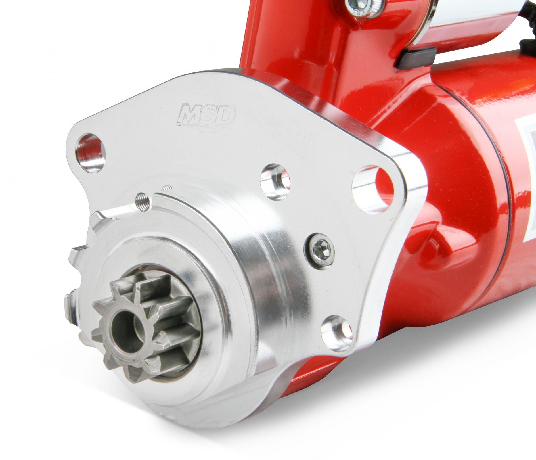 Dynaforce Starter High Torque Red Chrysler 318-440 Cubic Inch Engines 4.4:1 Gear Reduction MSD Ignition-2