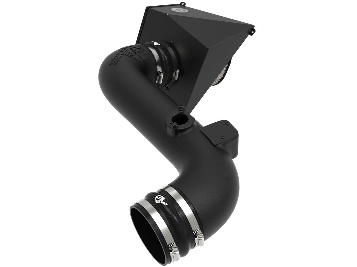Rapid Induction Cold Air Intake System w/ Pro Dry S Filter GM Diesel Trucks 11-16 V8-6.6L (td) Lml aFe Power-2