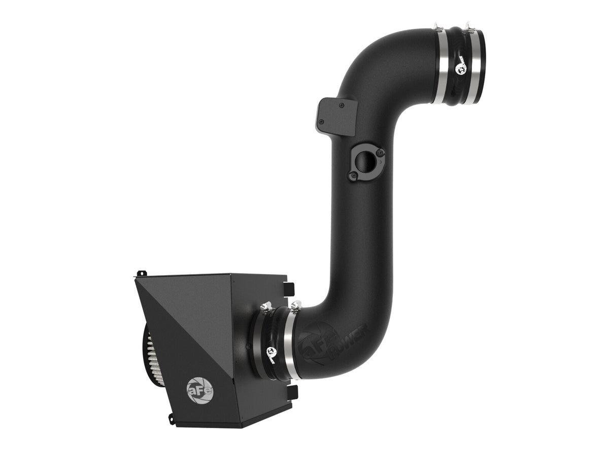 Rapid Induction Cold Air Intake System w/ Pro Dry S Filter GM Diesel Trucks 11-16 V8-6.6L (td) Lml aFe Power-4