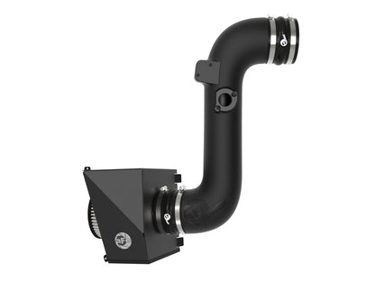 Rapid Induction Cold Air Intake System w/ Pro Dry S Filter GM Diesel Trucks 11-16 V8-6.6L (td) Lml aFe Power-4