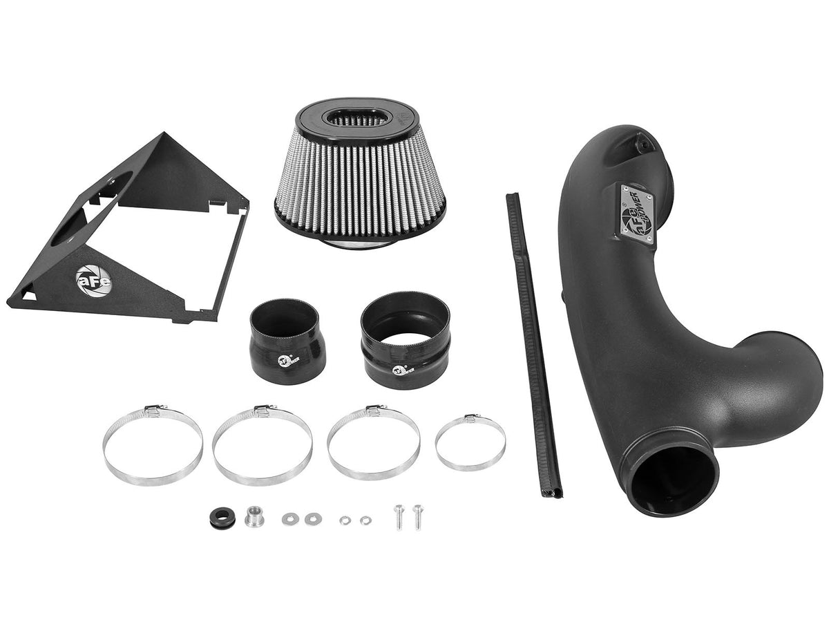 Rapid Induction Cold Air Intake System w/ Pro Dry S Filter Ford F-150 15-26 V6-2.7L (tt)/ 15-16 V6-3.5L (tt) aFe Power-5