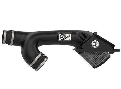 Rapid Induction Cold Air Intake System w/ Pro Dry S Filter Ford F-150/Raptor 17-20 V6-3.5L (tt)/Expedition 18-21 V6-3.5L (tt) aFe Power-1