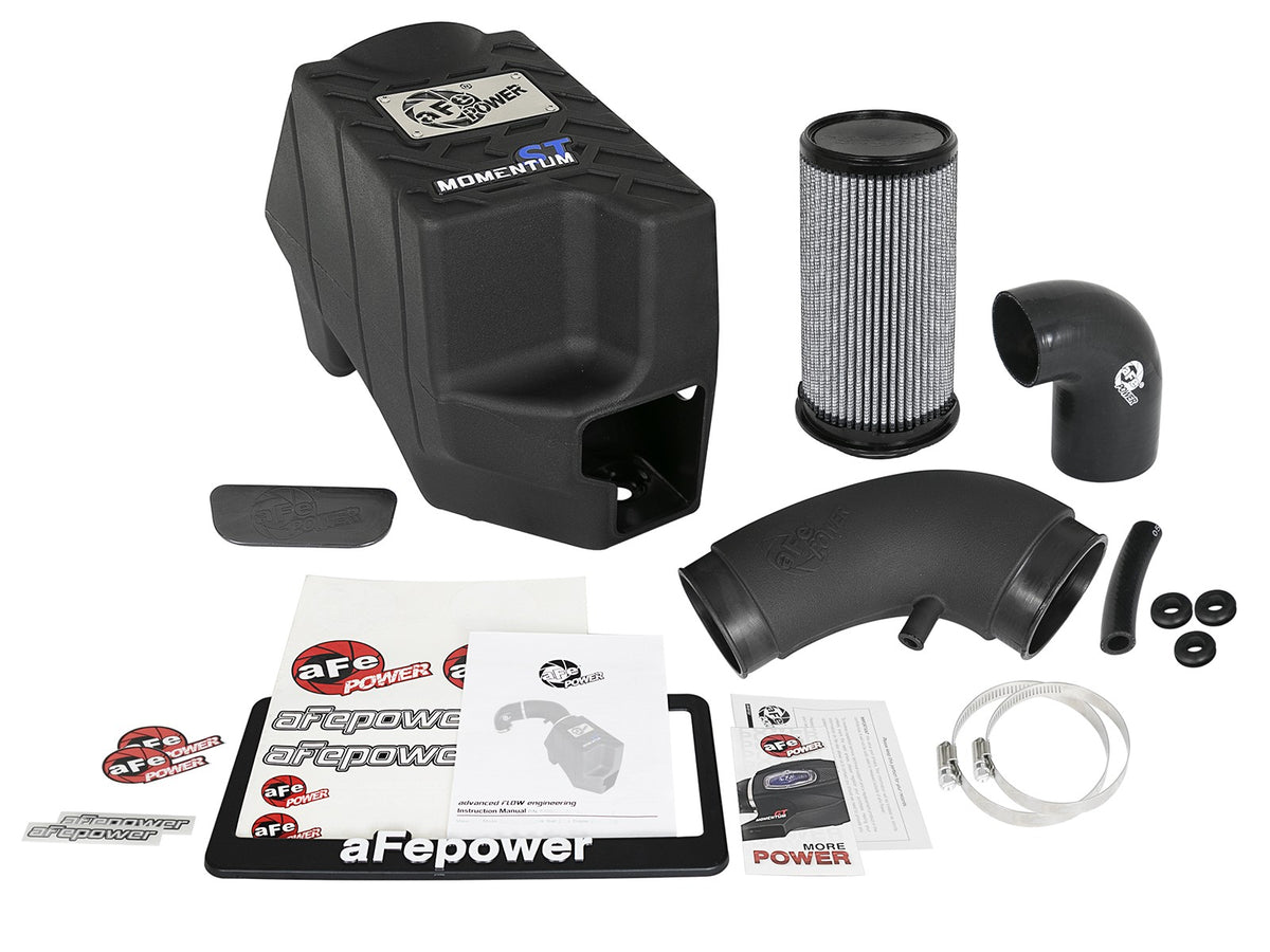 Momentum St Cold Air Intake System w/ Pro Dry S Filter Jeep Cherokee (XJ) 91-01 L6-4.0L aFe Power-5