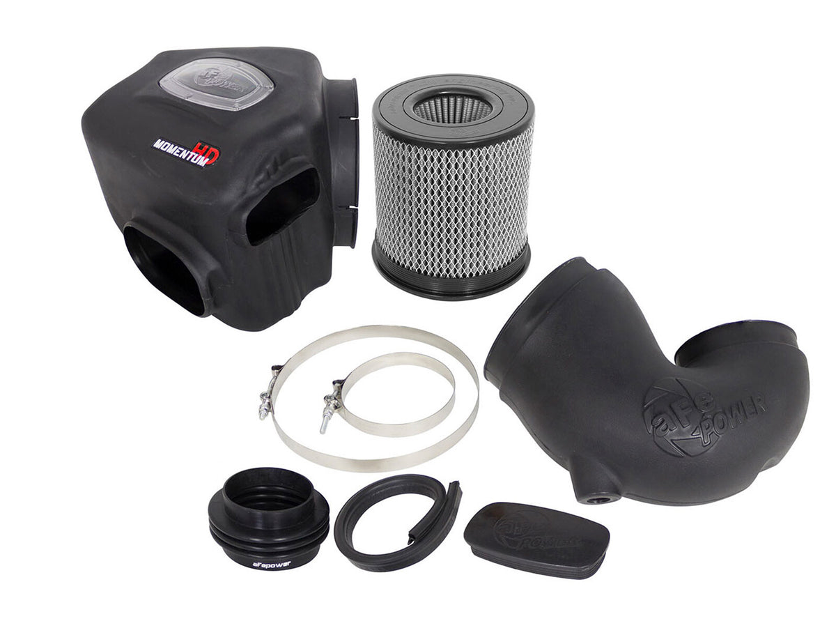 Momentum HD Cold Air Intake System w/ Pro Dry S Filter Dodge Diesel Trucks 94-02 L6-5.9L (td) aFe Power-1