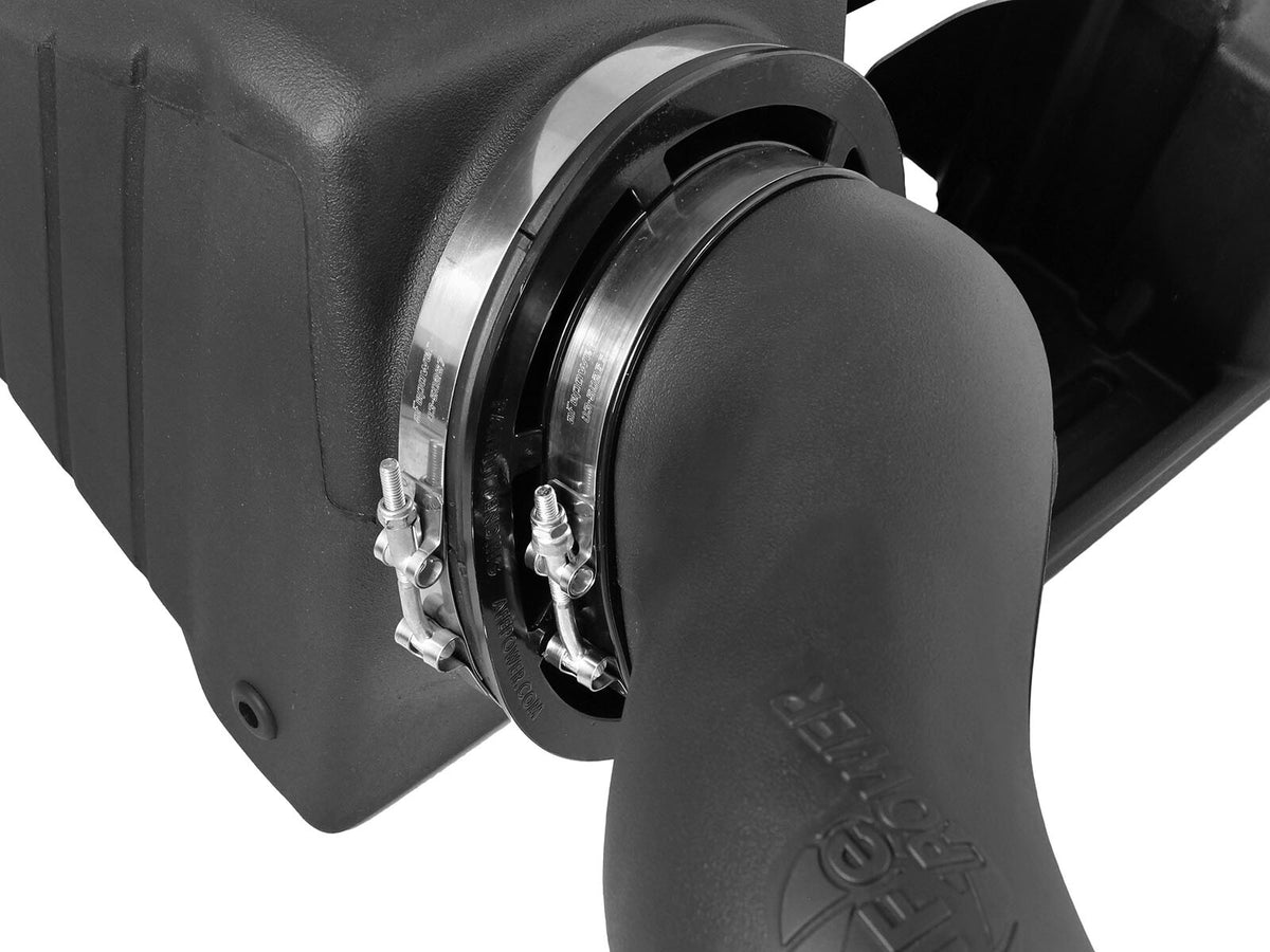 Momentum HD Cold Air Intake System w/ Pro Dry S Filter Ford Diesel Trucks 99-03 V8-7.3L (td) aFe Power-5