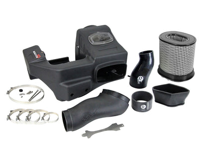 Momentum HD Cold Air Intake System w/ Pro Dry S Filter Ford Diesel Trucks 99-03 V8-7.3L (td) aFe Power-6