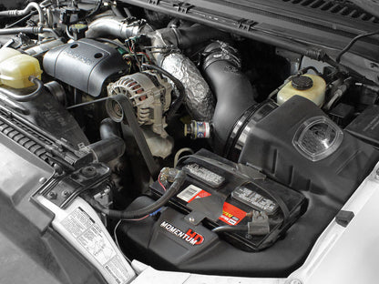 Momentum HD Cold Air Intake System w/ Pro Dry S Filter Ford Diesel Trucks 99-03 V8-7.3L (td) aFe Power-7