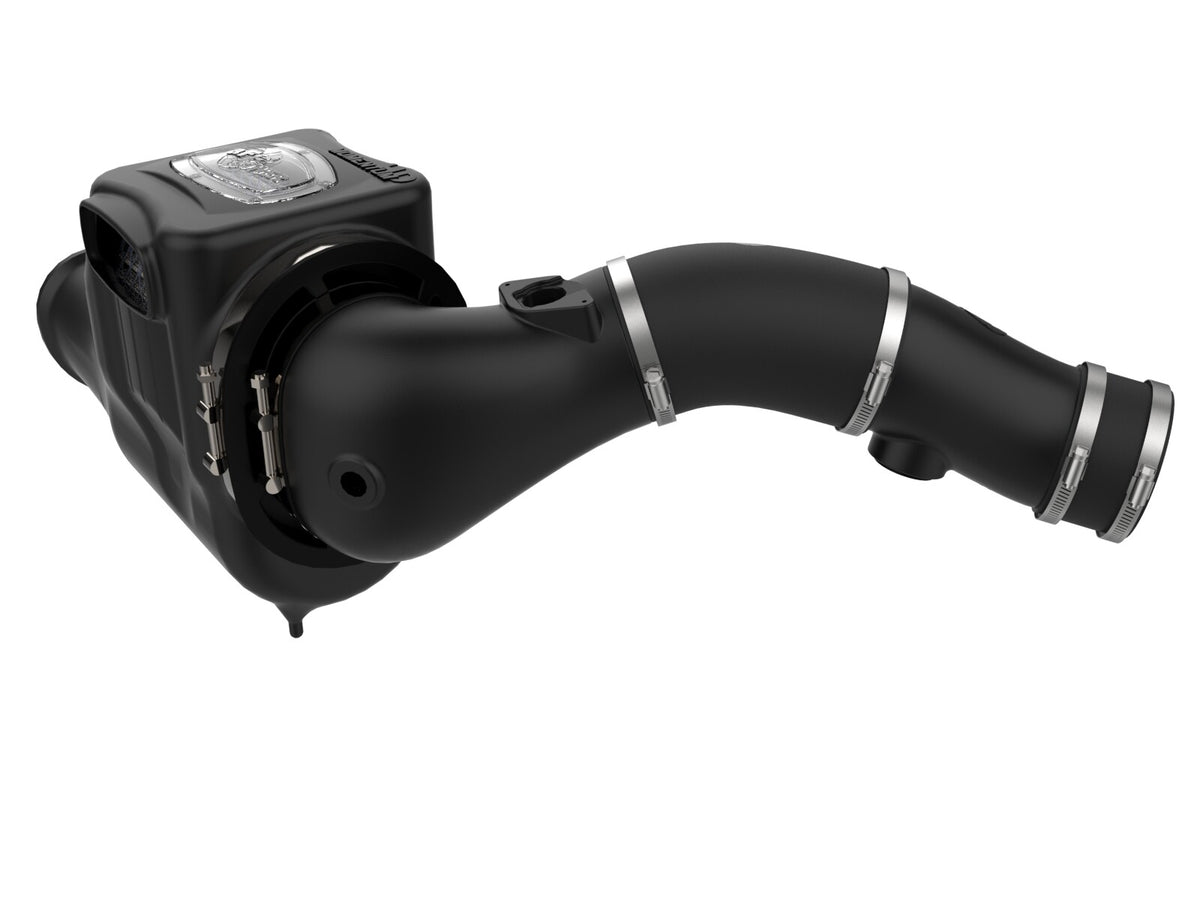 Momentum HD Cold Air Intake System w/ Pro Dry S Filter Ford Diesel Trucks 03-07 V8-6.0L (td) aFe Power-2