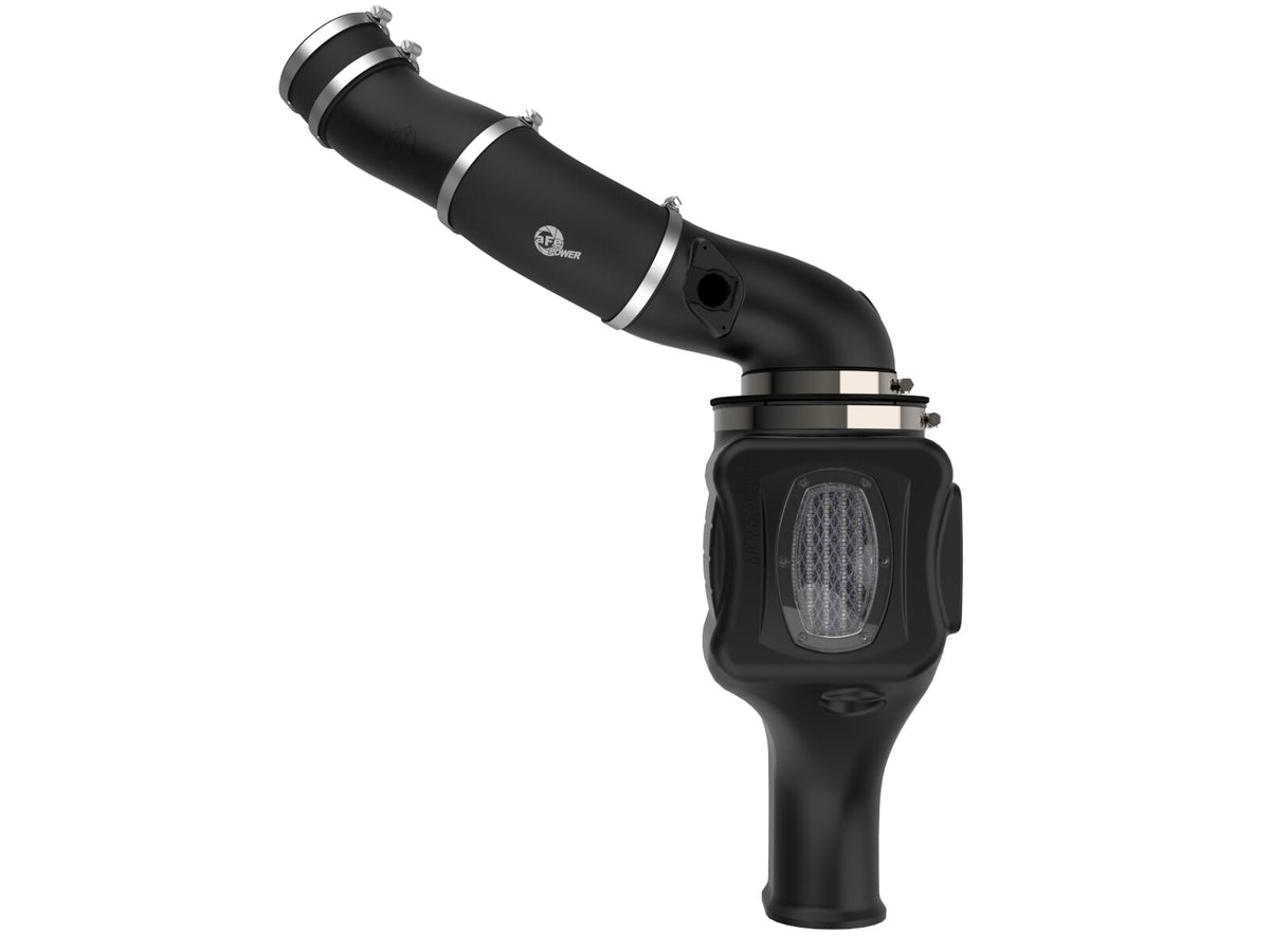 Momentum HD Cold Air Intake System w/ Pro Dry S Filter Ford Diesel Trucks 03-07 V8-6.0L (td) aFe Power-4