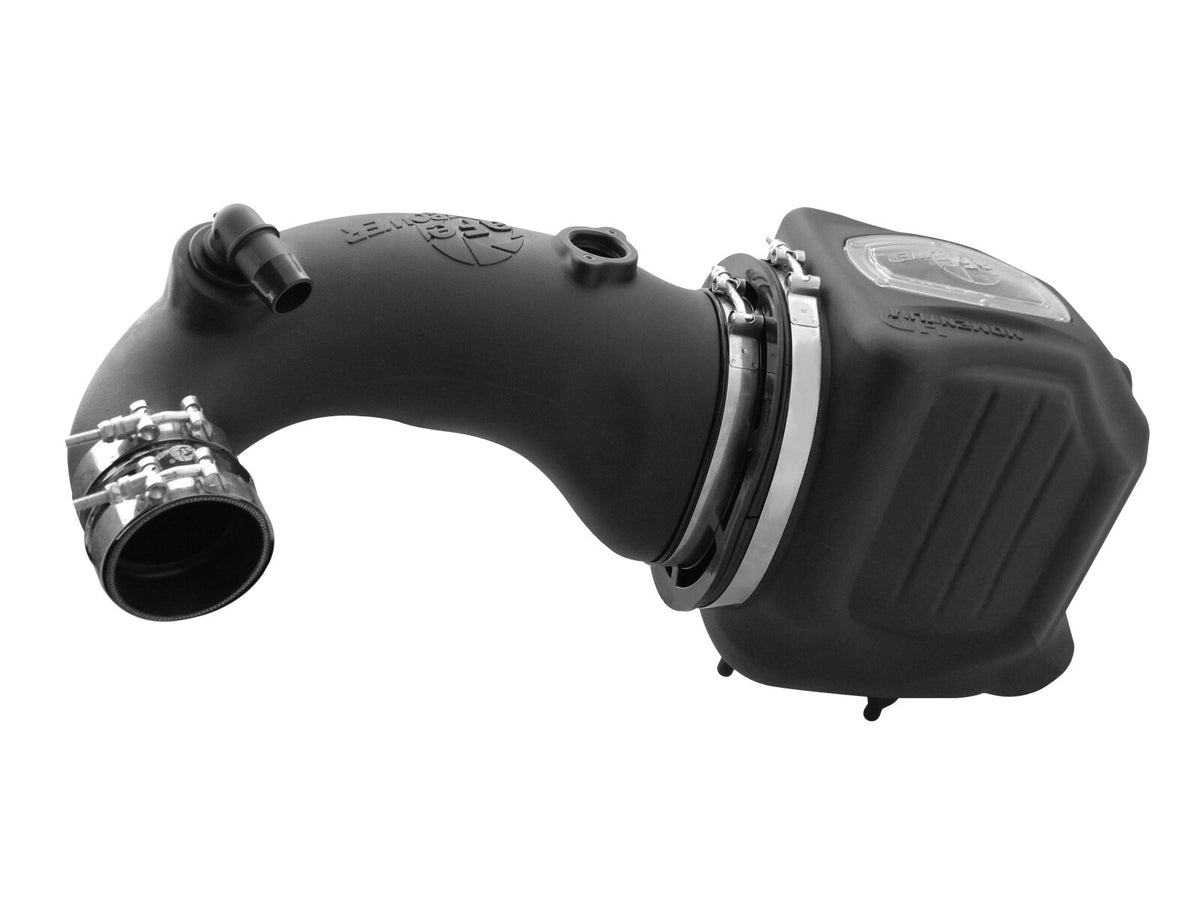 Momentum HD Cold Air Intake System w/ Pro Dry S Filter Ford Diesel Trucks 08-10 V8-6.4L (td) aFe Power-1