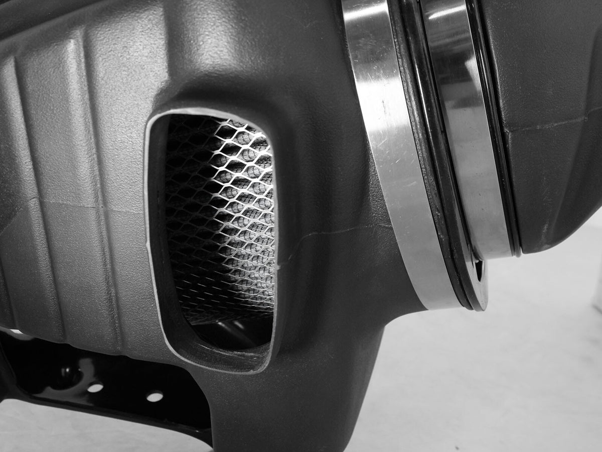 Momentum HD Cold Air Intake System w/ Pro Dry S Filter Ford Diesel Trucks 11-16 V8-6.7L (td) aFe Power-2