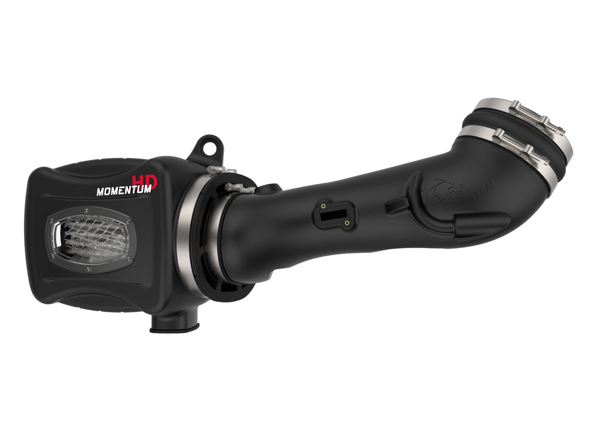 Momentum HD Cold Air Intake System w/ Pro Dry S Filter Ford Diesel Trucks 11-16 V8-6.7L (td) aFe Power-6