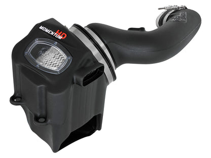 Momentum HD Cold Air Intake System w/ Pro Dry S Filter Ford Diesel Trucks 17-19 V8-6.7L (td) aFe Power