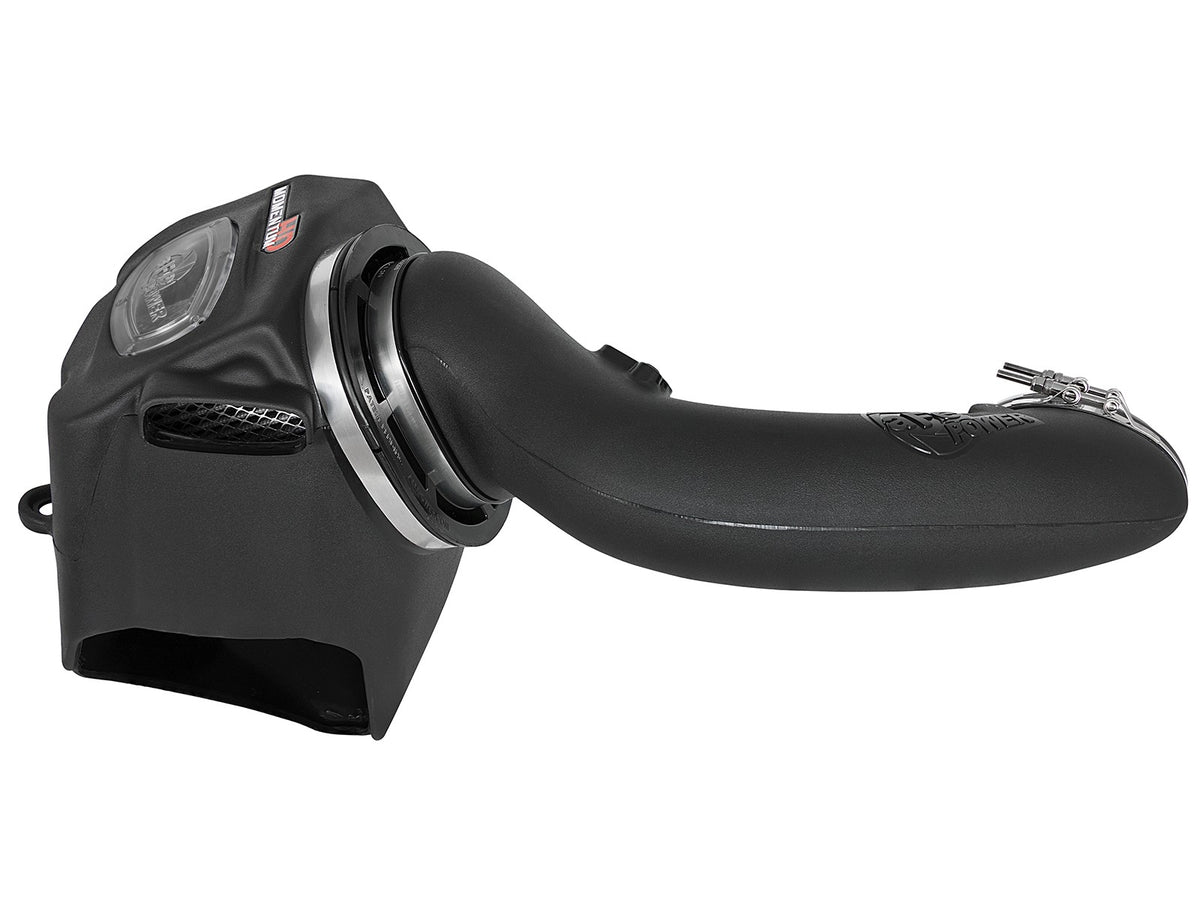 Momentum HD Cold Air Intake System w/ Pro Dry S Filter Ford Diesel Trucks 17-19 V8-6.7L (td) aFe Power-1