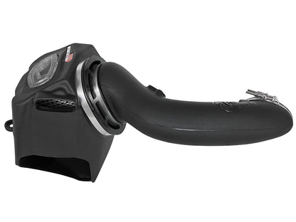 Momentum HD Cold Air Intake System w/ Pro Dry S Filter Ford Diesel Trucks 17-19 V8-6.7L (td) aFe Power-1