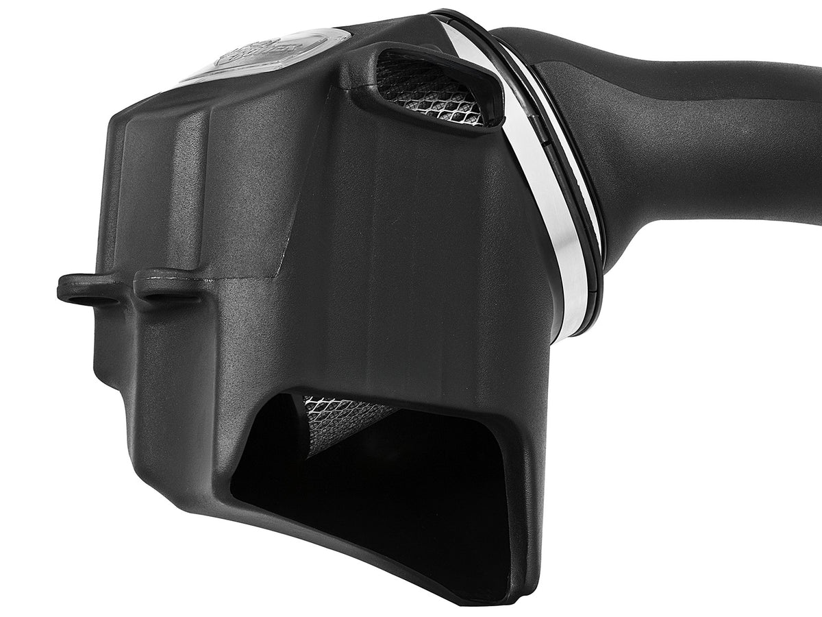 Momentum HD Cold Air Intake System w/ Pro Dry S Filter Ford Diesel Trucks 17-19 V8-6.7L (td) aFe Power-3
