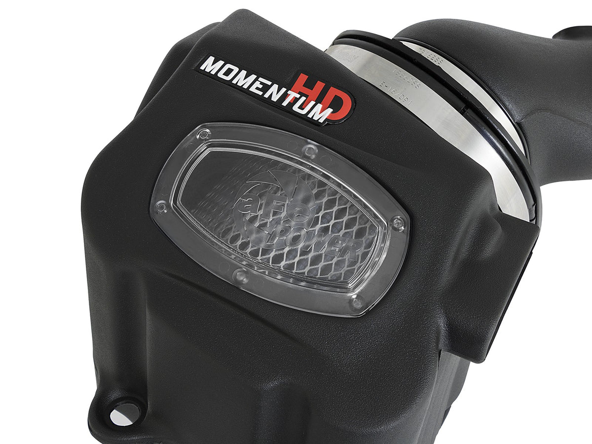 Momentum HD Cold Air Intake System w/ Pro Dry S Filter Ford Diesel Trucks 17-19 V8-6.7L (td) aFe Power-4