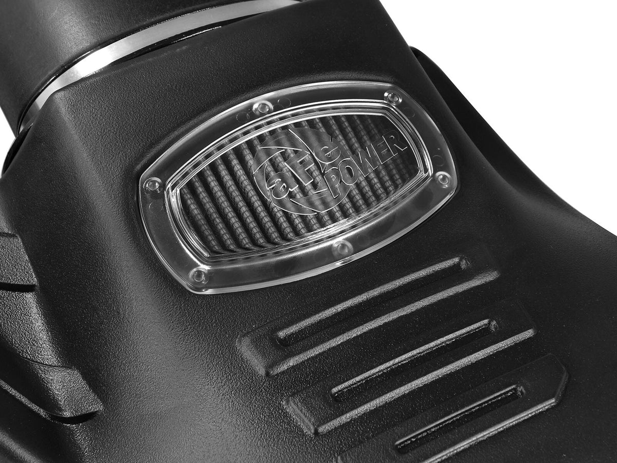 Momentum GT Cold Air Intake System w/ Pro Dry S Filter Ford F-150 15-26 V6-2.7L (tt)/ 15-16 V6-3.5L (tt) aFe Power-4