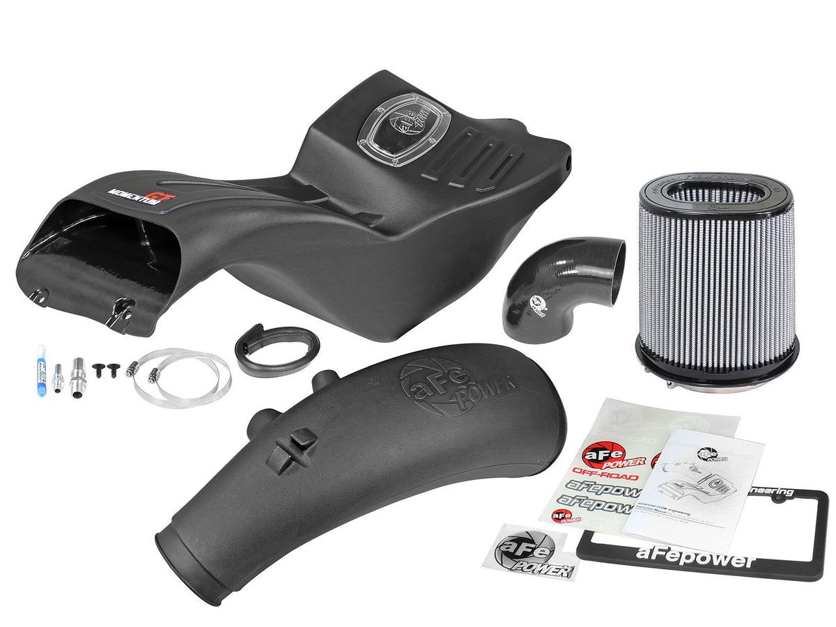 Momentum GT Cold Air Intake System w/ Pro Dry S Filter Ford F-150 15-20 V8-5.0L aFe Power-6