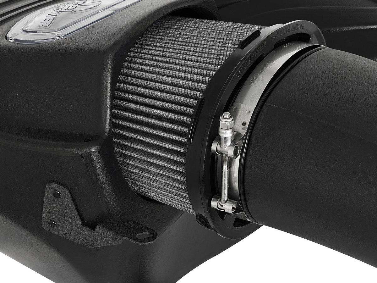 Momentum GT Cold Air Intake System w/ Pro Dry S Filter Ford F-150/Raptor 17-20 V6-3.5L (tt) aFe Power-3