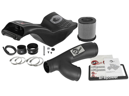 Momentum GT Cold Air Intake System w/ Pro Dry S Filter Ford F-150/Raptor 17-20 V6-3.5L (tt) aFe Power-6