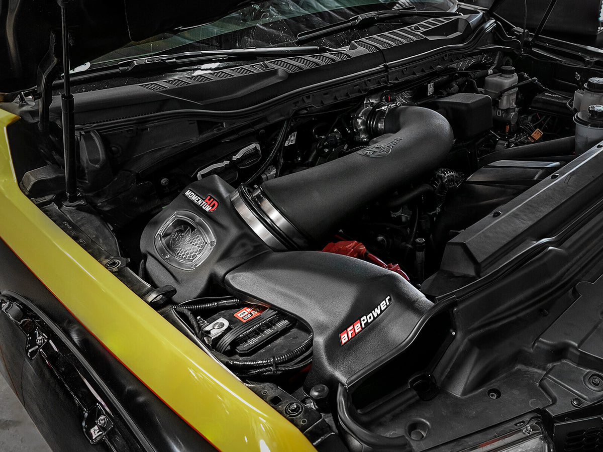 Momentum GT Cold Air Intake System w/ Pro Dry S Filter Ford Super Duty 17-19 V8-6.2L aFe Power-8
