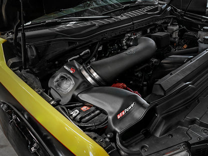 Momentum GT Cold Air Intake System w/ Pro Dry S Filter Ford Super Duty 17-19 V8-6.2L aFe Power-8